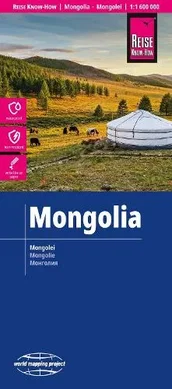 Mongolia Map 1:1,600,000 scale, Reise Know How - Shop Online for Books ...